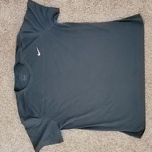 Nike dri-fit charcoal gray t shirt